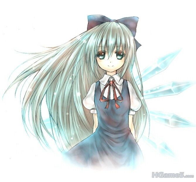 p501175_alternate_hairstyle blue_eyes blue_hair bow cirno combat_bizen_osafune h.jpg