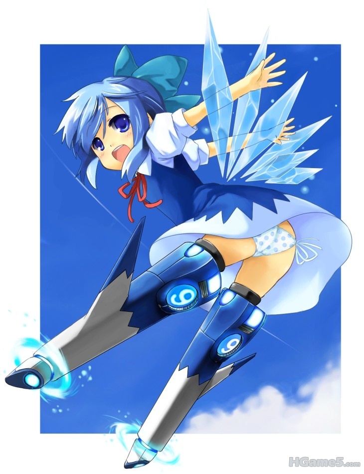 p498939_ass blue_eyes blue_hair bow cirno hair_bow panties parody short_hair sid.jpg