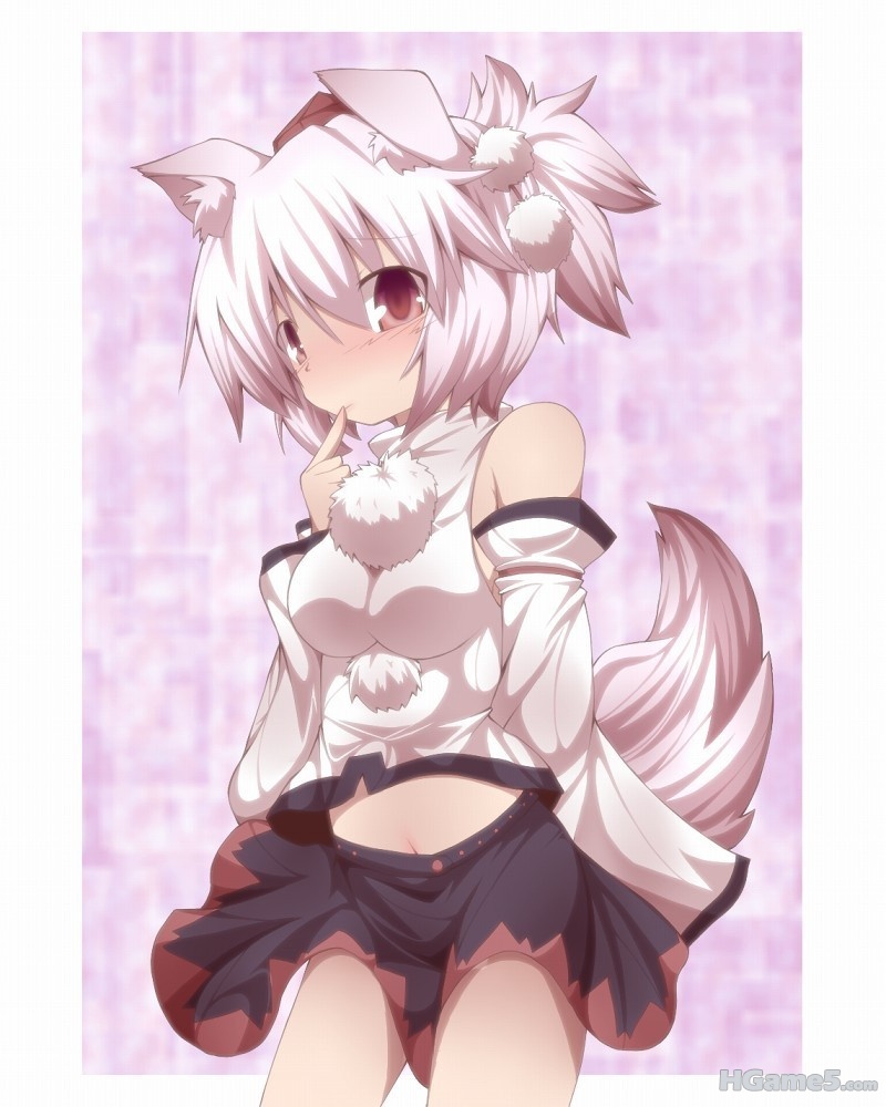 p558620_animal_ears detached_sleeves hat inubashiri_momiji kuromiya red_eyes sho.jpg