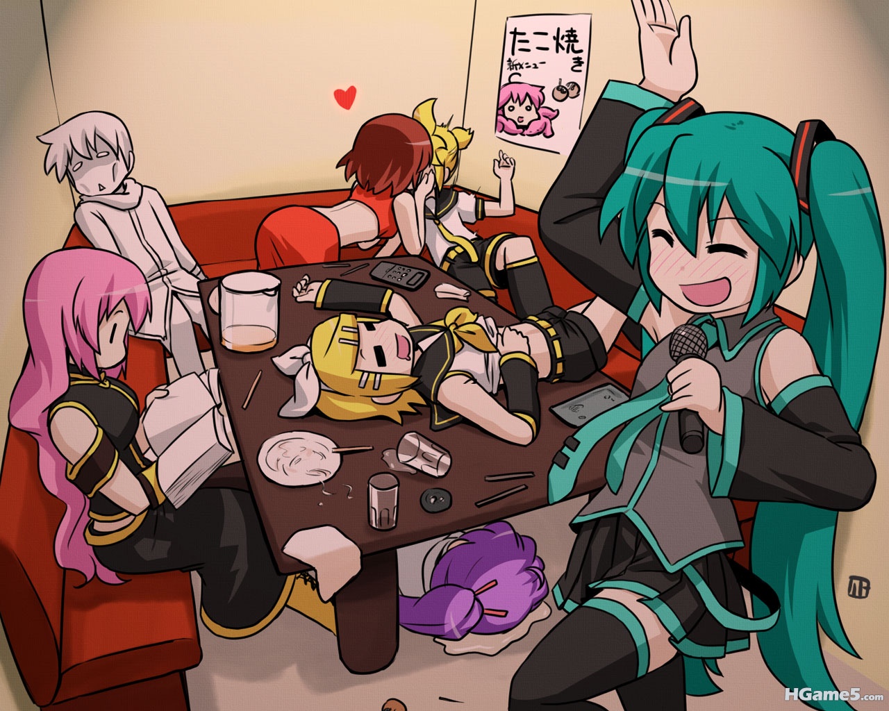 Konachan_com - 47482 hatsune_miku kagamine_len kagamine_rin kaito kamui_gakupo m.jpg