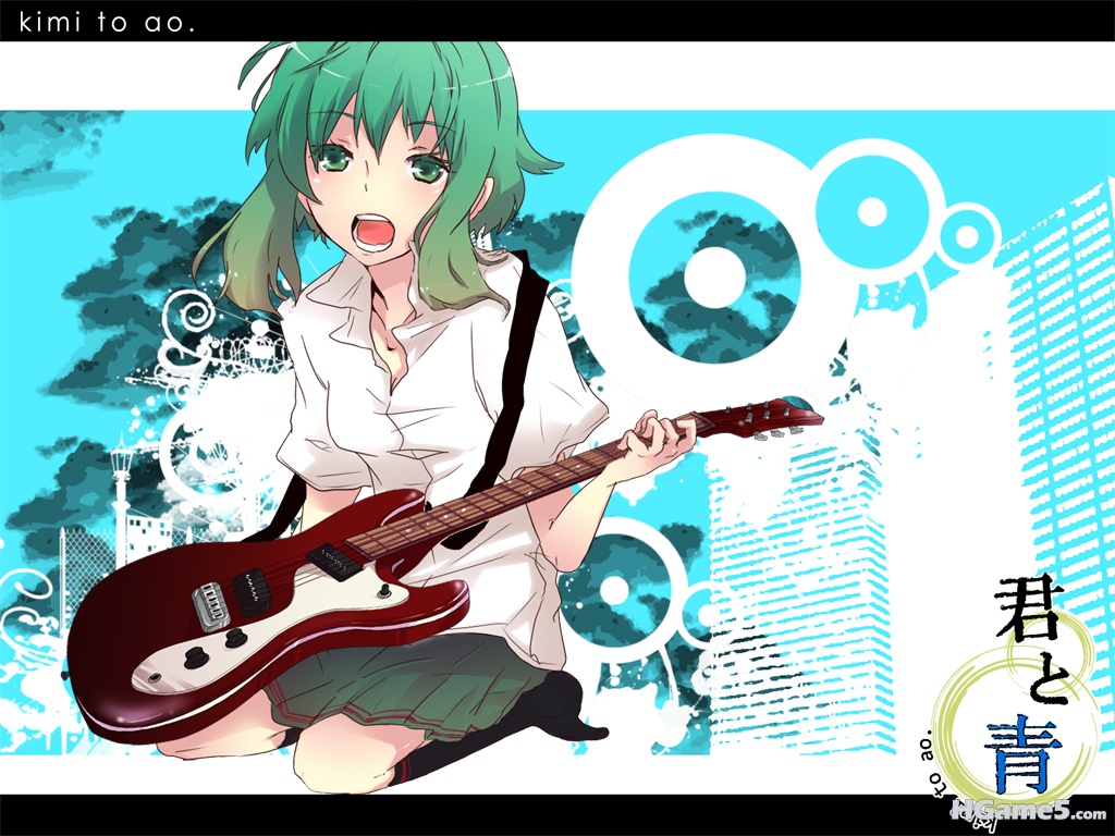 Konachan_com - 82555 gorogorou guitar gumi vocaloid.jpg