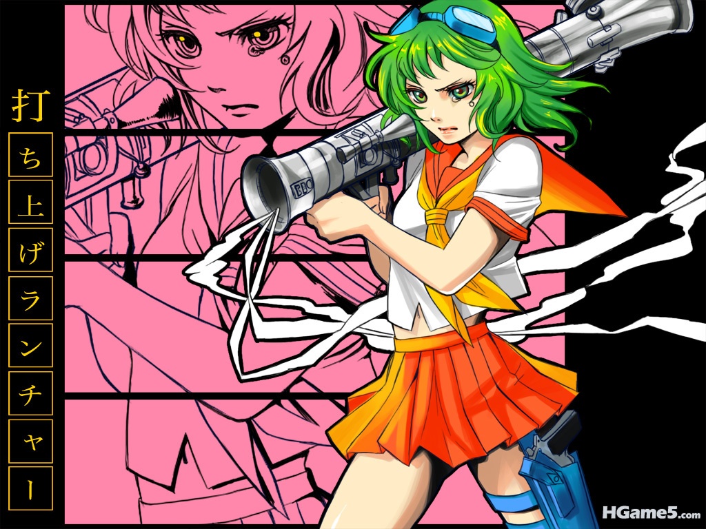 Konachan_com - 82566 green_hair gumi gun seifuku vocaloid weapon.jpg