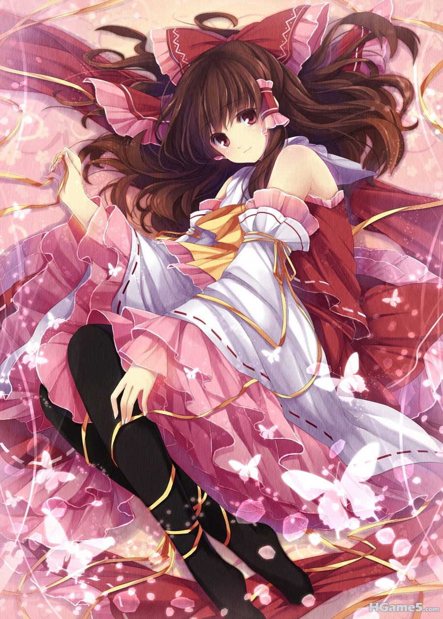 moe 132789 duplicate hagiwara_rin hakurei_reimu lowres thighhighs touhou.jpg