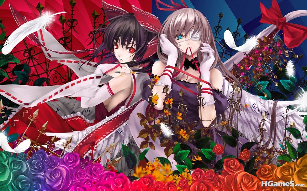 moe 5425 cradle hakurei_reimu misaki_kurehito touhou wallpaper yakumo_yukari.jpg