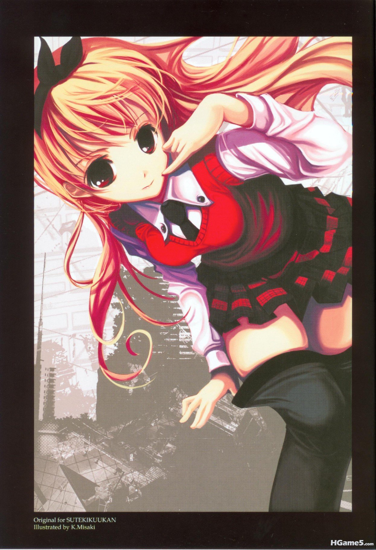 moe 25978 cradle kanban_musume misaki_kurehito thighhighs.jpg