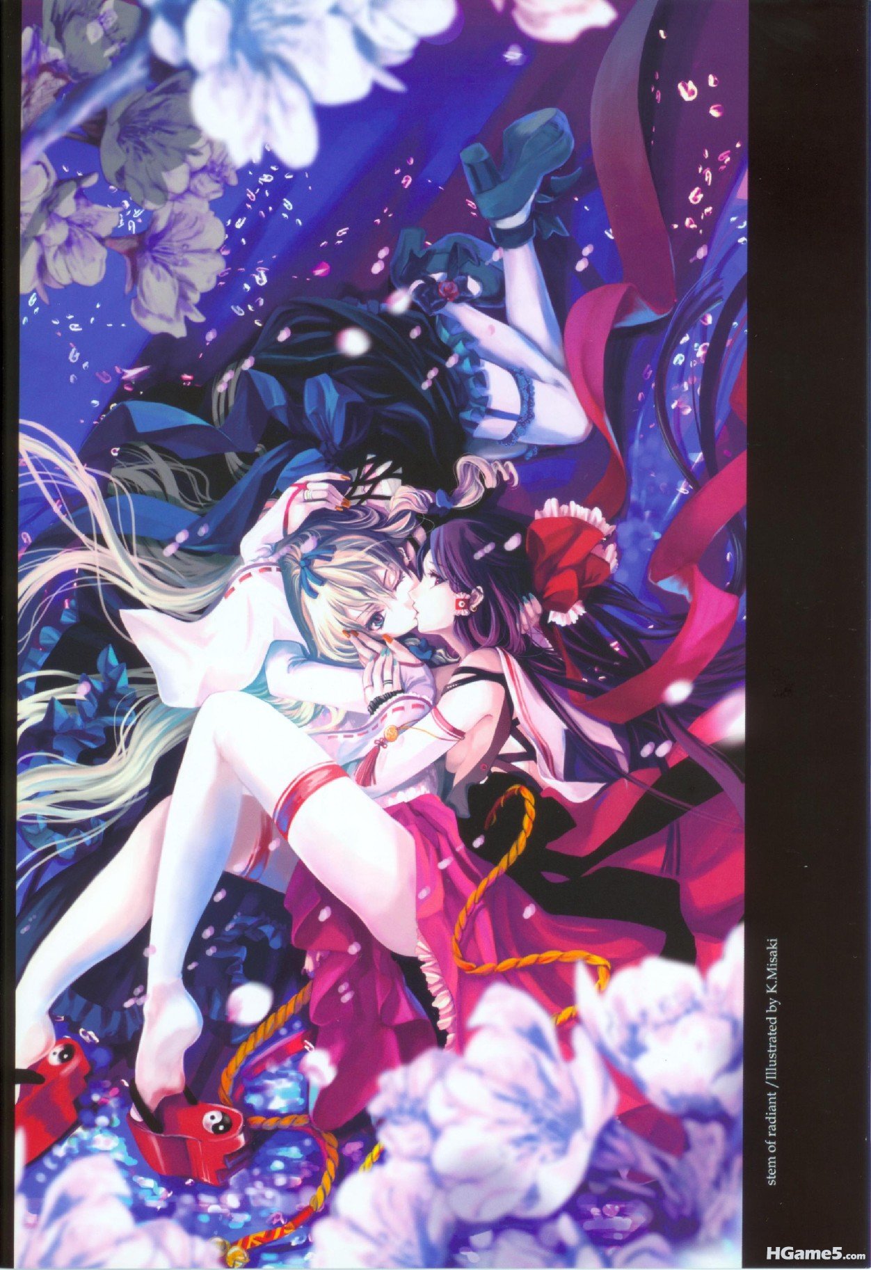 moe 46714 cradle hakurei_reimu misaki_kurehito touhou yakumo_yukari yuri.jpg