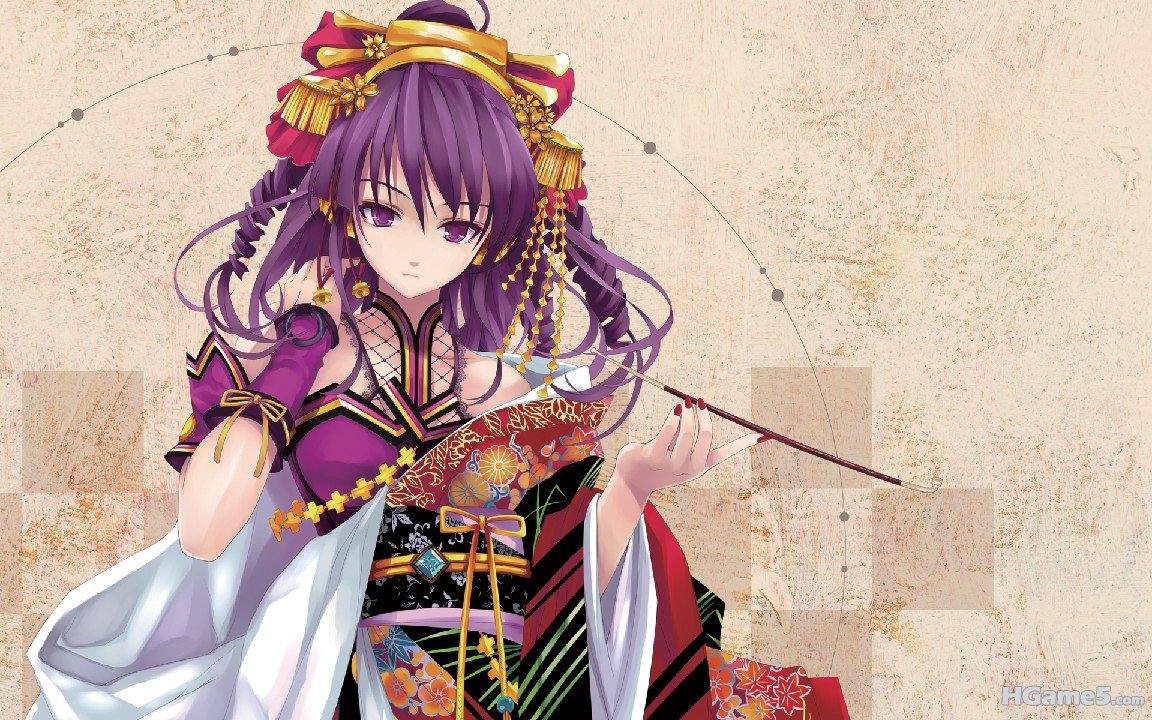 moe 82906 beatmania cradle hifumi_(beatmania) kimono misaki_kurehito wallpaper.jpg