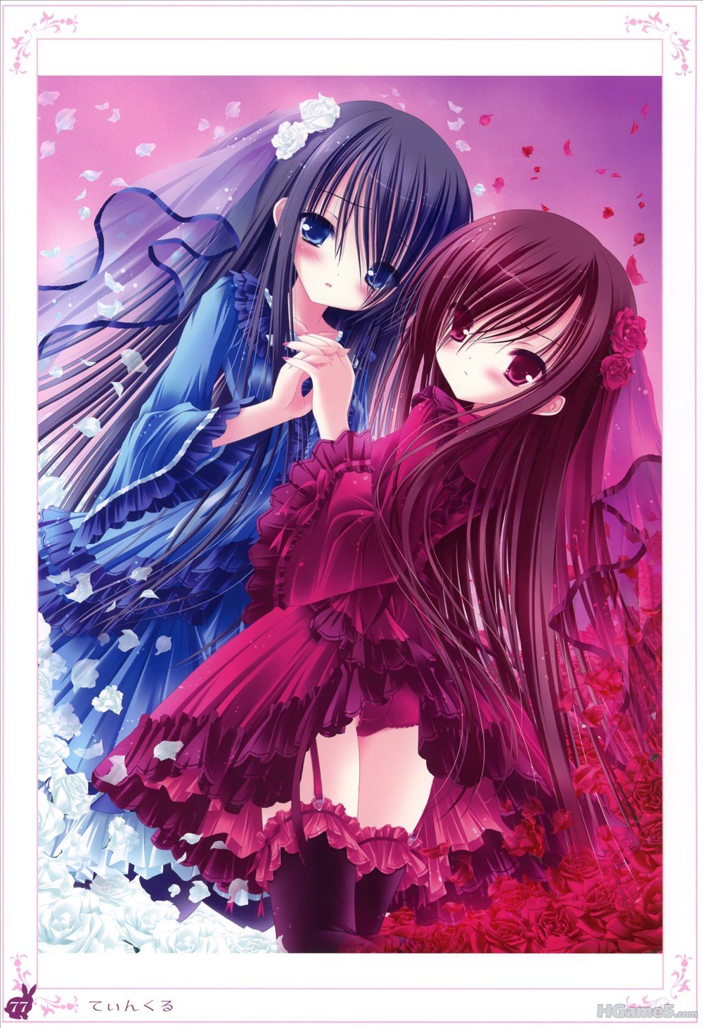moe 155225 dress lolita_fashion pantsu stockings tinkle.jpg