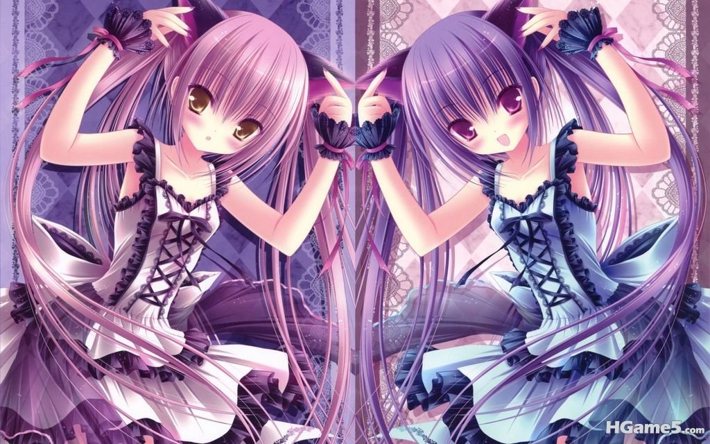 Konachan.com - 103750 2girls animal_ears tinkle.jpg