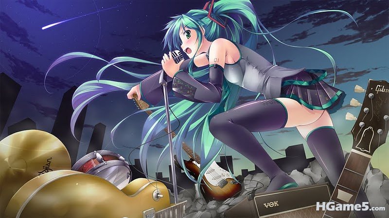 m - 85195 city clouds guitar hatsune_miku instrument masaki_kei microphone night.jpg
