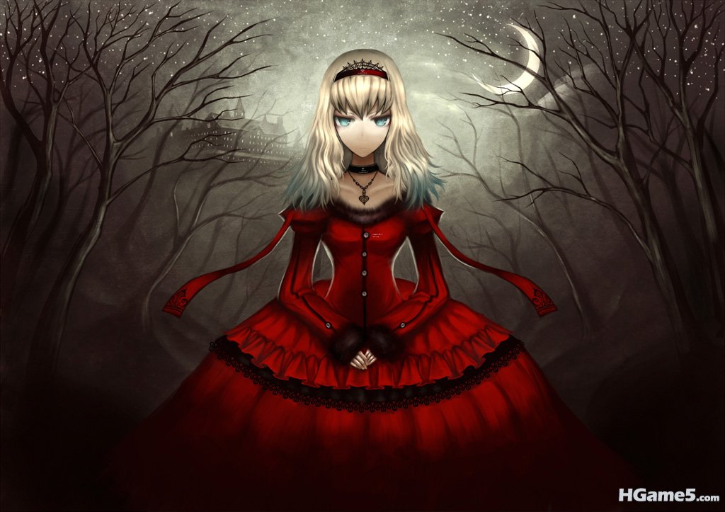 Konachan.com - 105682 alice_in_wonderland dress forest gia moon queen_of_hearts.jpg