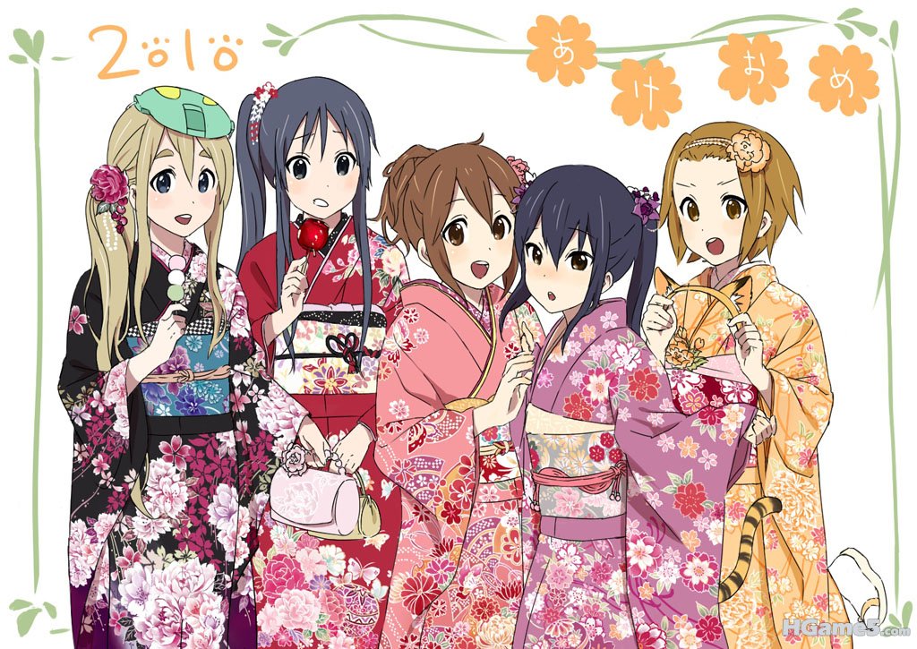 Konachan.com - 67073 akiyama_mio hirasawa_yui japanese_clothes k-on! kimono koto.jpg