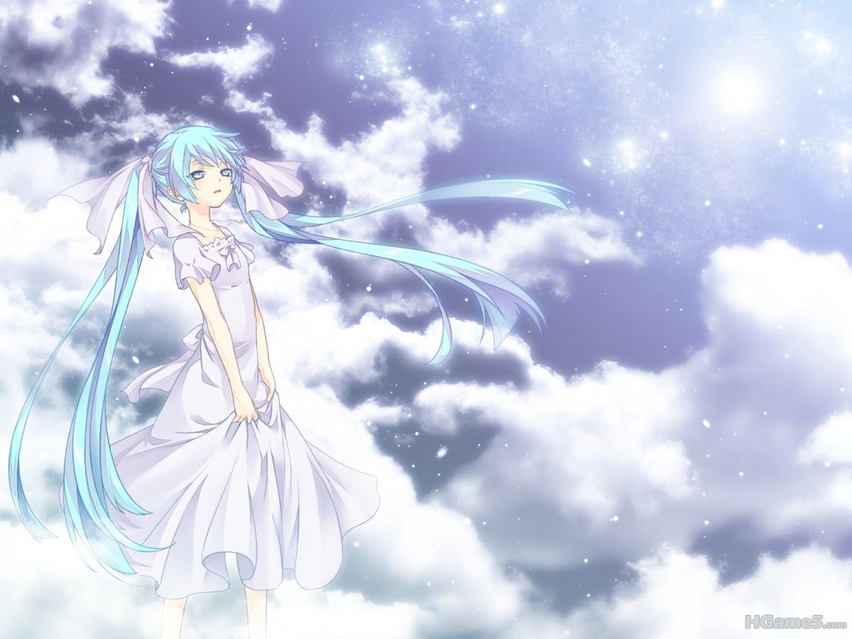 Konachan_com - 110213 aqua_hair clouds dress hatsune_miku jyuru sky twintails vocaloid.jpg