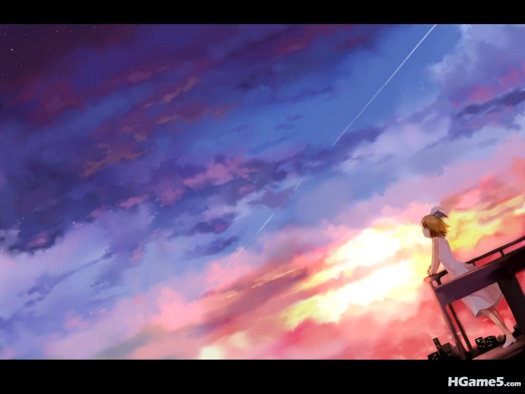 Konachan_com - 105955 clouds kagamine_rin nobusnow sky summer_dress vocaloid.jpg