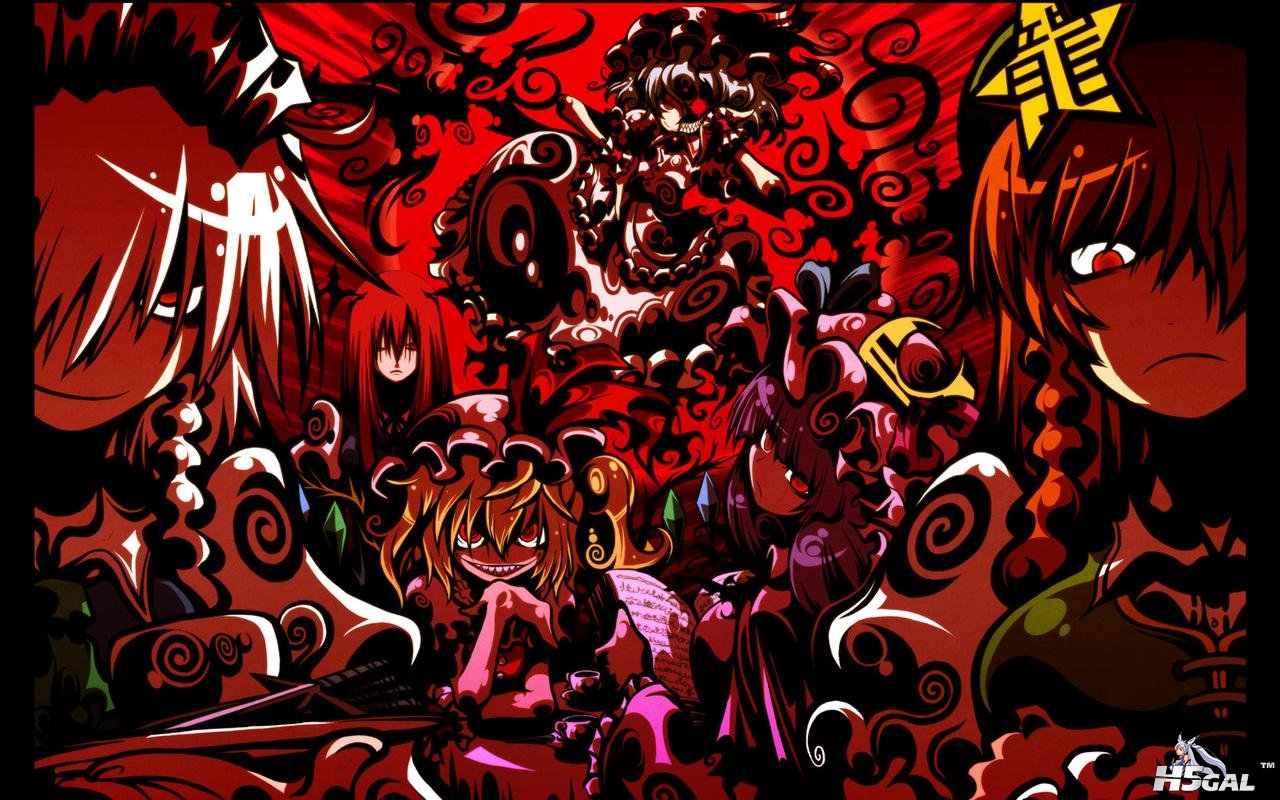 Konachan_com - 88277 dark flandre_scarlet hong_meiling izayoi_sakuya koakuma pat.jpg