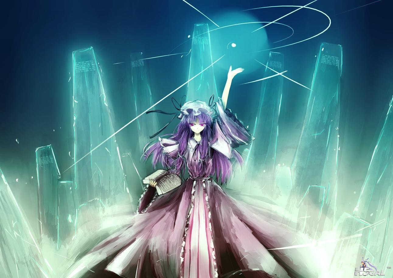 Konachan_com - 113271 arufa_(hourai-sugar) book hat patchouli_knowledge purple_e.jpg