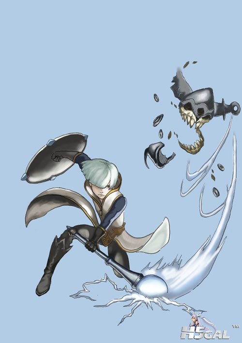 牧师上色