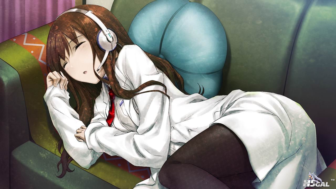m - 113705 brown_hair game_cg headphones huke jpeg_artifacts long_hair makise_ku.jpg