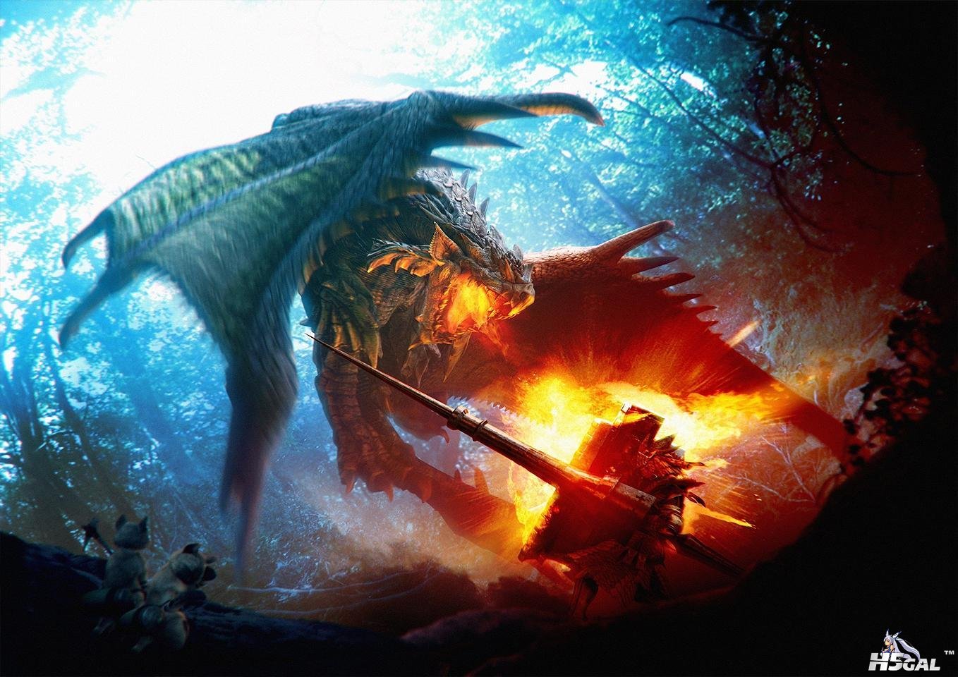 Konachan_com - 114616 armor dragon monster_hunter weapon.jpg
