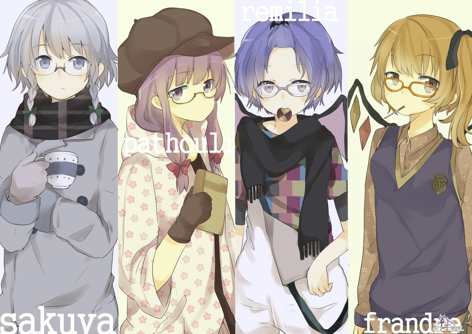 Konachan.com---94265-ayase08-flandre_scarlet-glasses-gloves-izayoi_sakuya-patcho.jpg