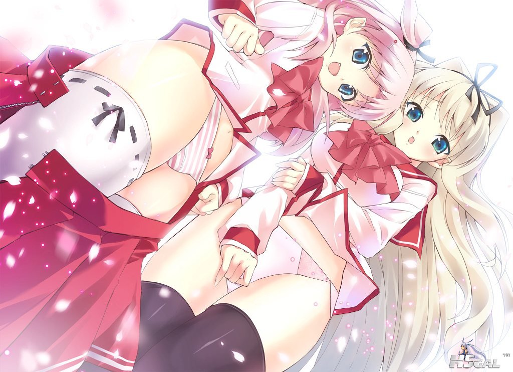 blush fang jpeg_artifacts kimishima_ao kusugawa_sasara maryan panties seifuku st.jpg