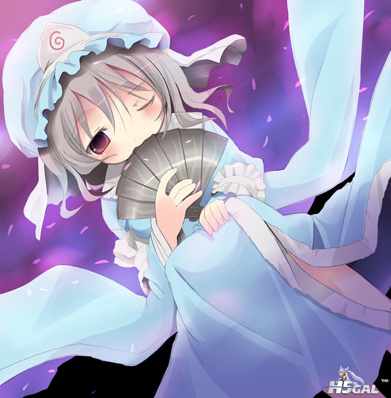 moe 61287 saigyouji_yuyuko siro touhou whitepaper yakumo_yukari_副本.jpg