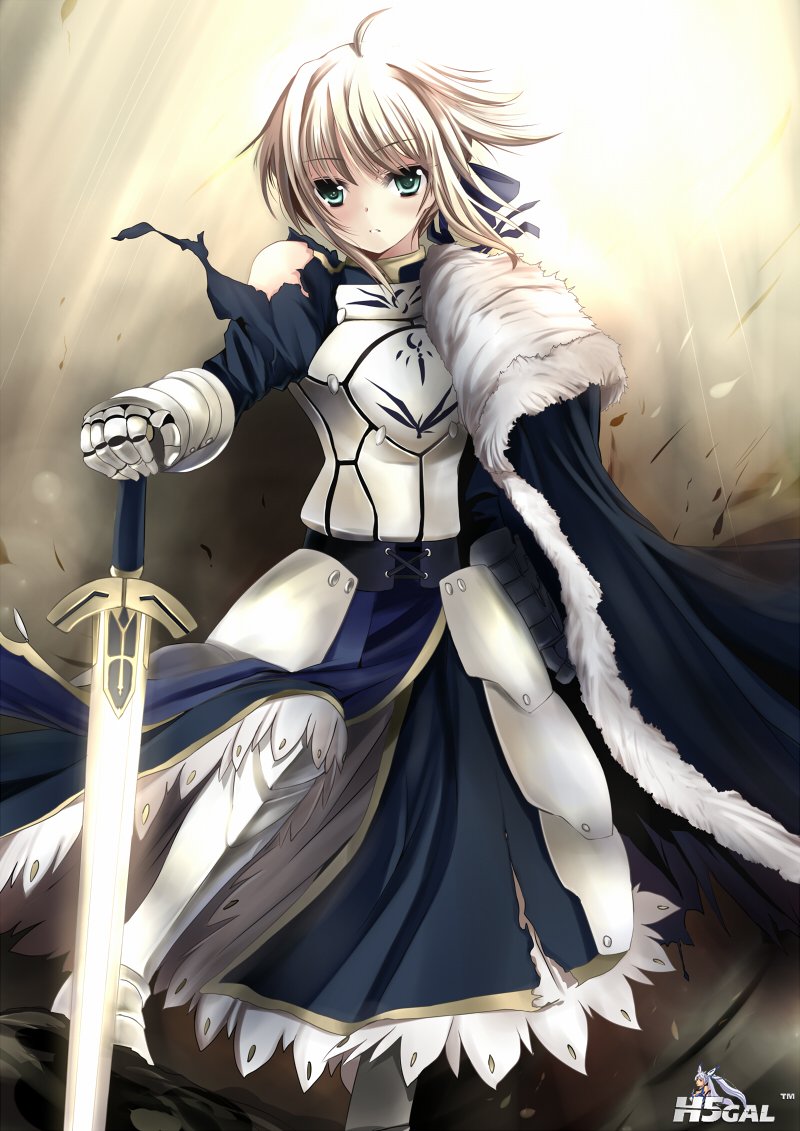 moe 158921 armor fate_stay_night kajuu140 saber sword torn_clothes xephonia.jpg