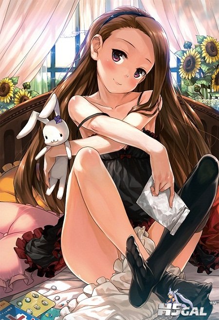 moe 187645 minase_iori nopan shirane_taito the_idolm@ster thighhighs.jpg