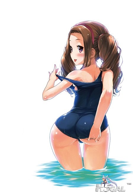 moe 187644 minase_iori shirane_taito swimsuits the_idolm@ster.jpg