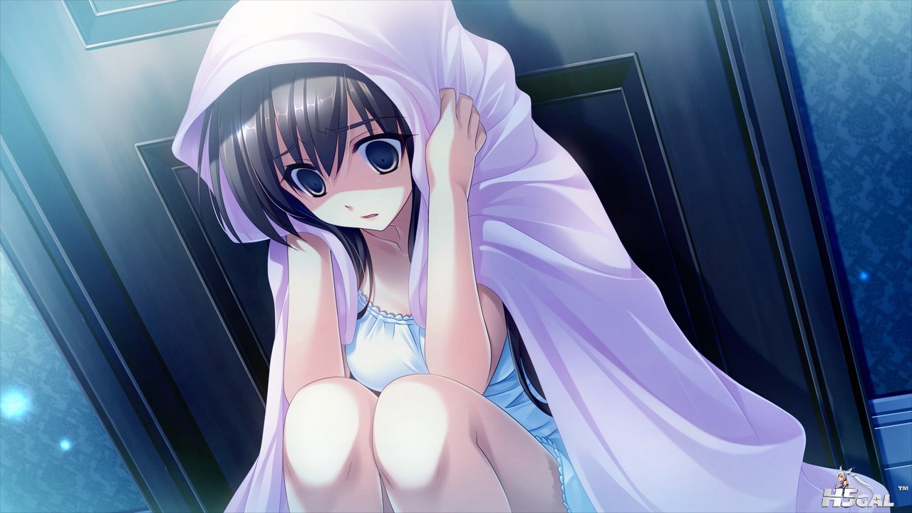 Konachan.com - 118963 black_hair brown_eyes game_cg long_hair michiru_(midori_no.jpg