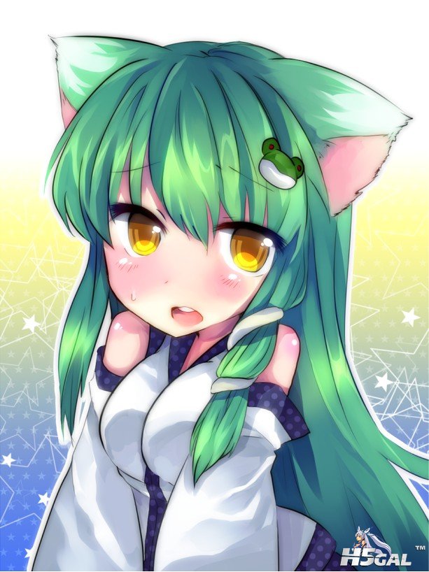 p700604_amo detached_sleeves frog green_hair hair_ornament kochiya_sanae long_ha.jpg