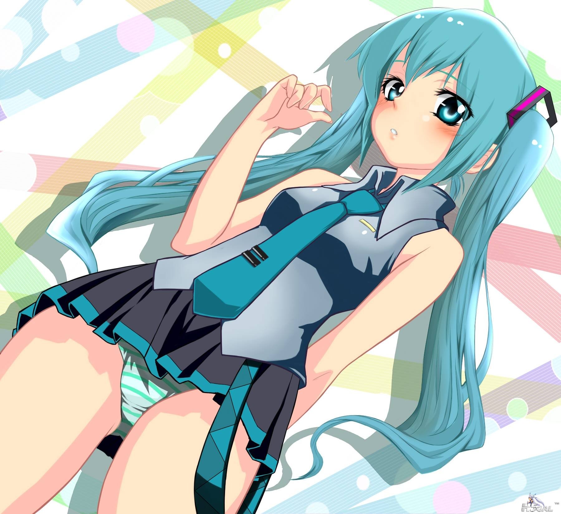 moe 205247 hatsune_miku pantsu shimapan terun vocaloid.JPG