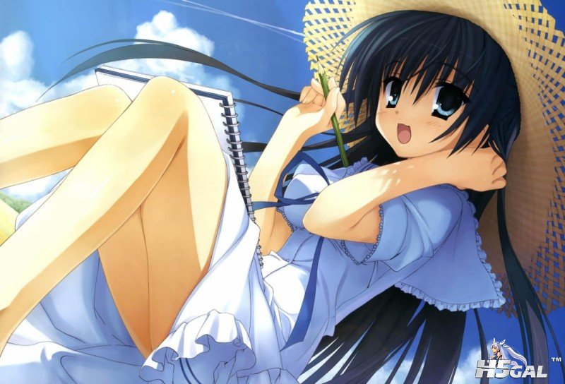 konachan 39936 blue_eyes hat kobuichi kousaka_chihaya natsuzora_kanata sky~1.jpg