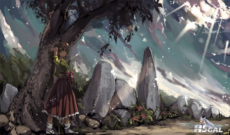konachan 40150 clouds hieda_no_akyuu shimadoriru touhou tree~1.jpg