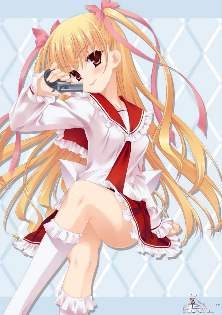 moe 110148 gun hidan_no_aria kobuichi mine_riko seifuku.jpg