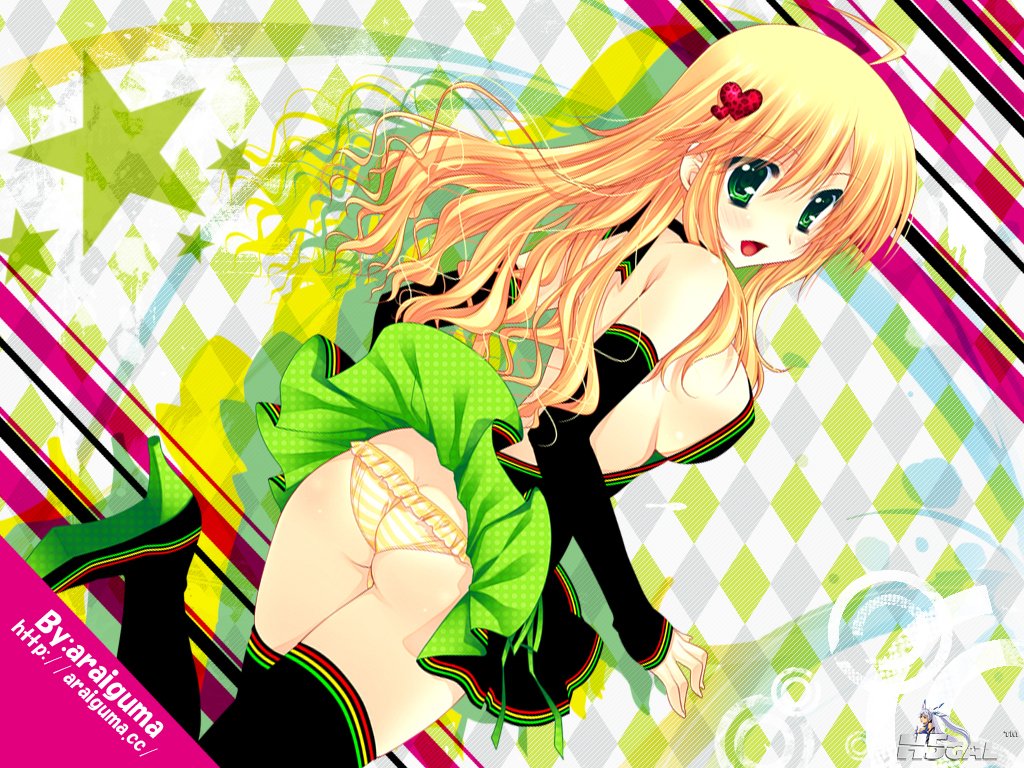 moe 180955 araiguma pantsu shimapan thighhighs wallpaper.jpg
