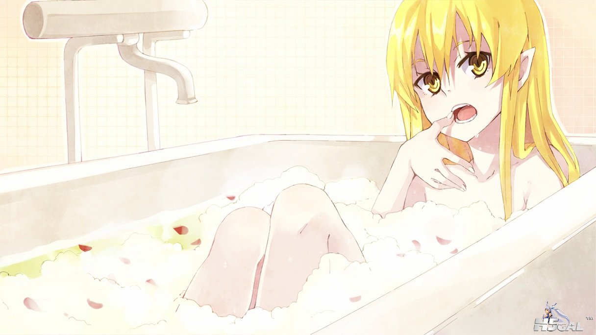 Konachan_com - 126312 bath blonde_hair hao_(patinnko) monogatari_(series) nisemo.jpg