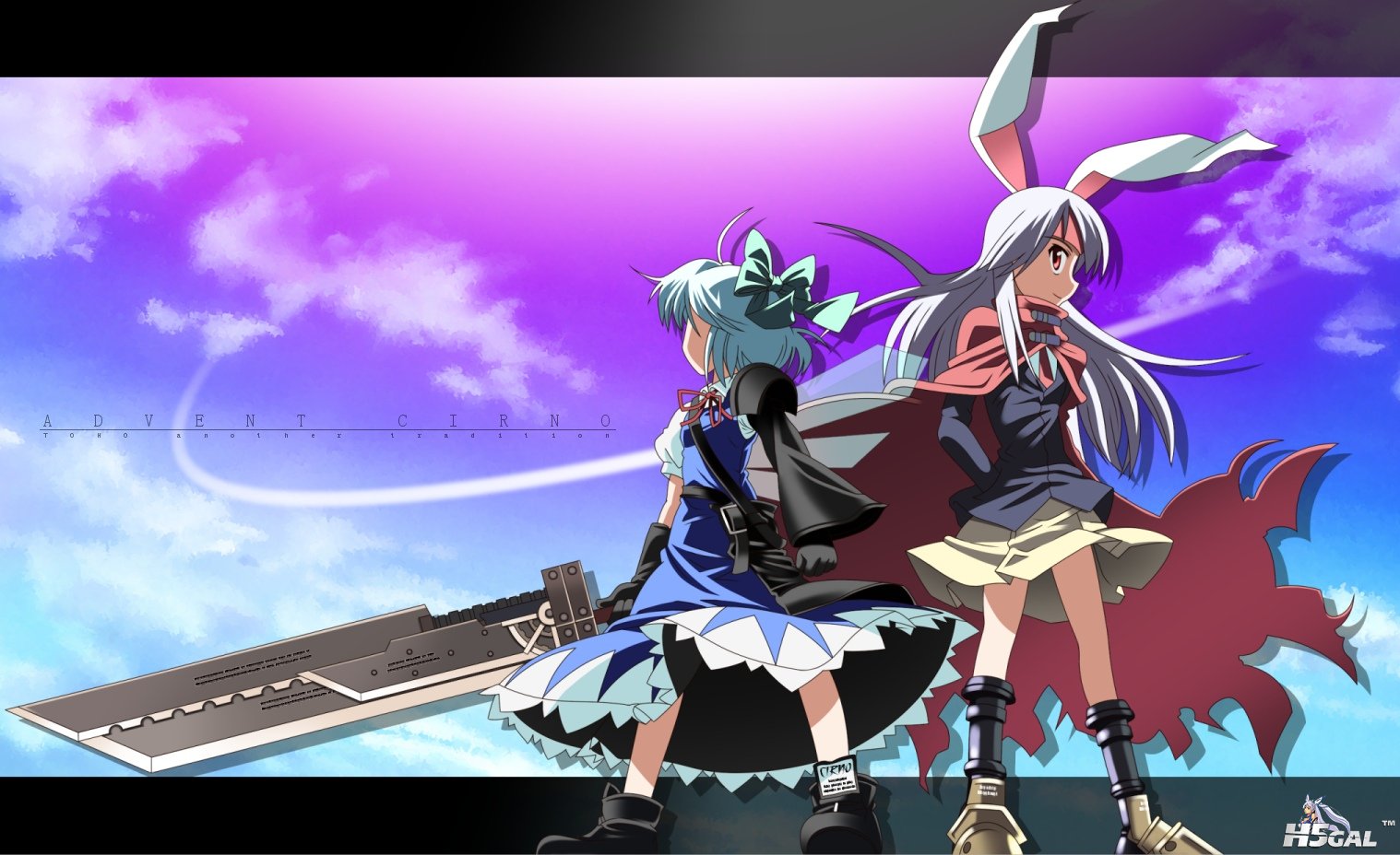 konachan 54325 advent_cirno cirno cosplay reisen_udongein_inaba touhou.jpg
