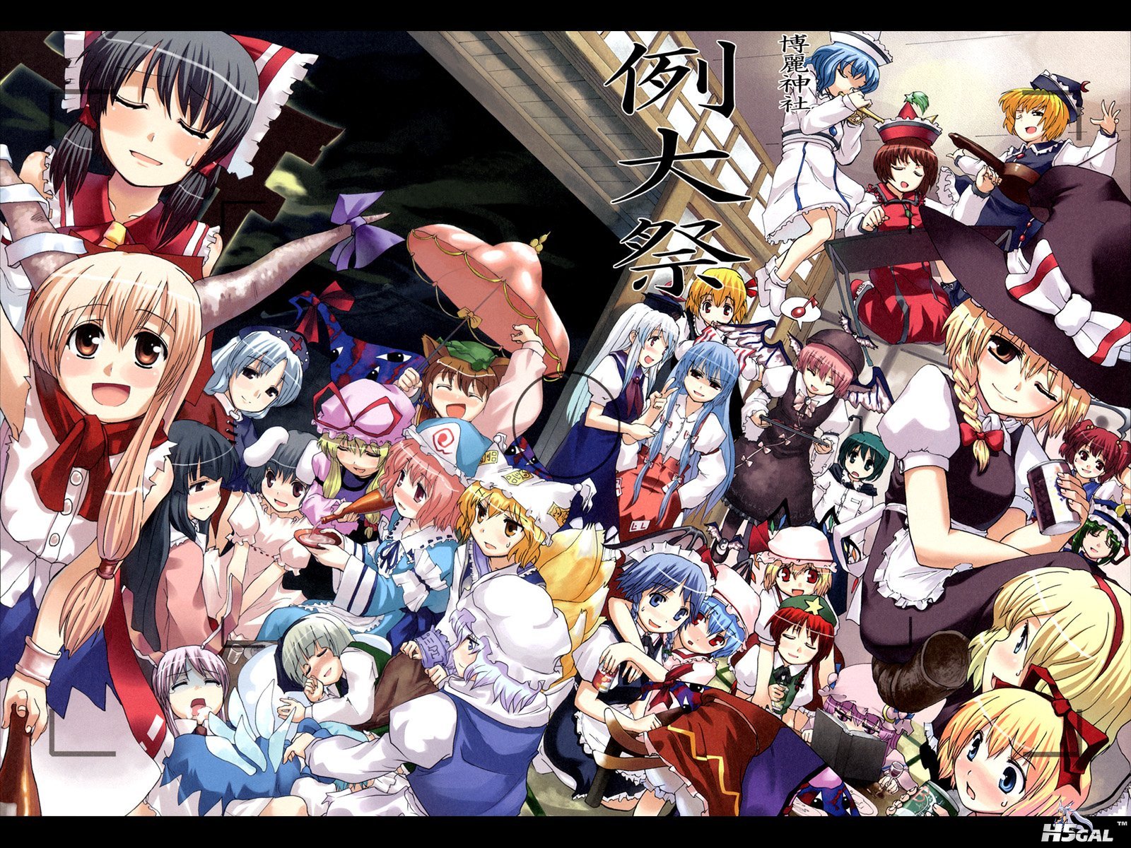 konachan 54396 alice_margatroid chen cirno flandre_scarlet fujiwara_no_mokou gro.jpg