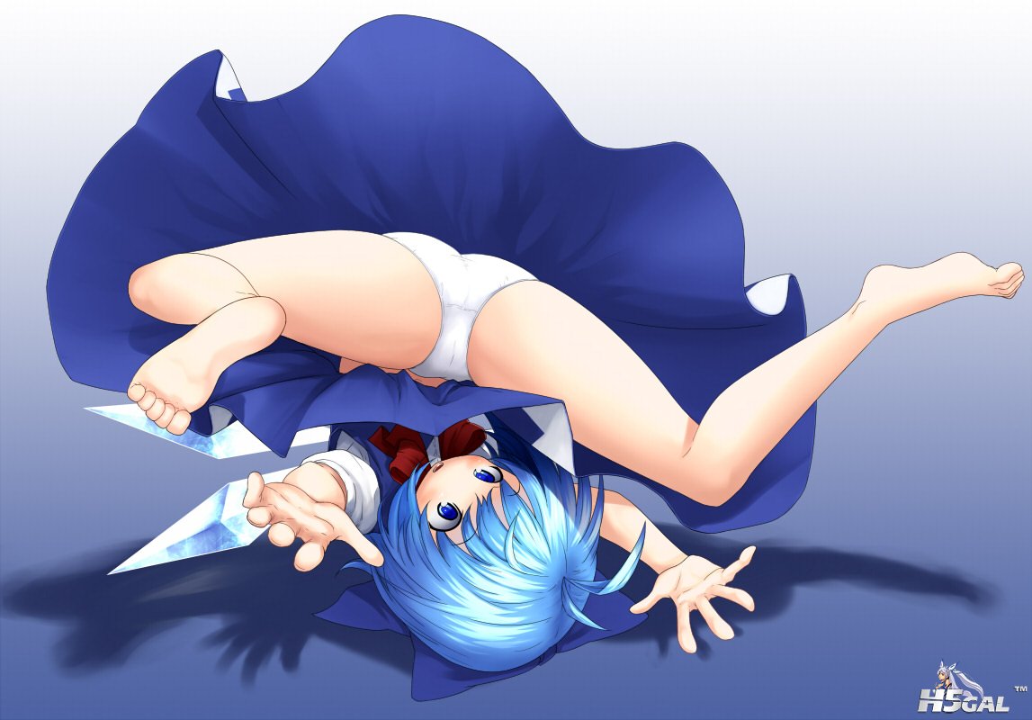 konachan 72827 blue_eyes blue_hair cirno panties short_hair touhou underwear wings.jpg