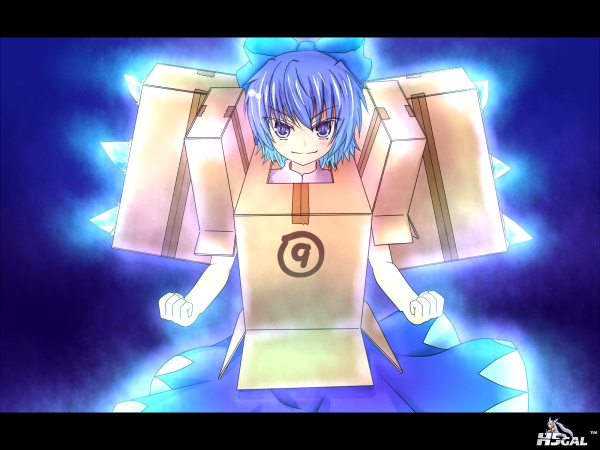 konachan 125150 armored_core blue_eyes blue_hair bow cirno parody short_hair tou.png