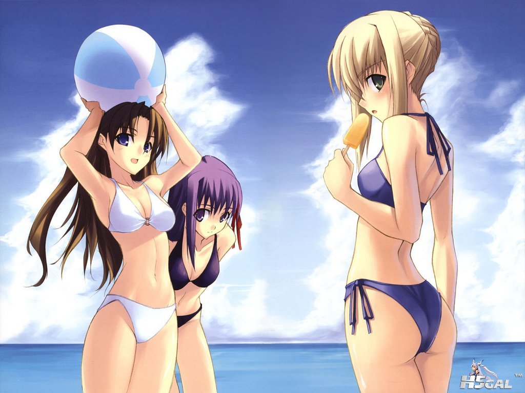 Konachan.com - 9934 fate_stay_night matou_sakura popsicle saber shingo_(missing_.jpg
