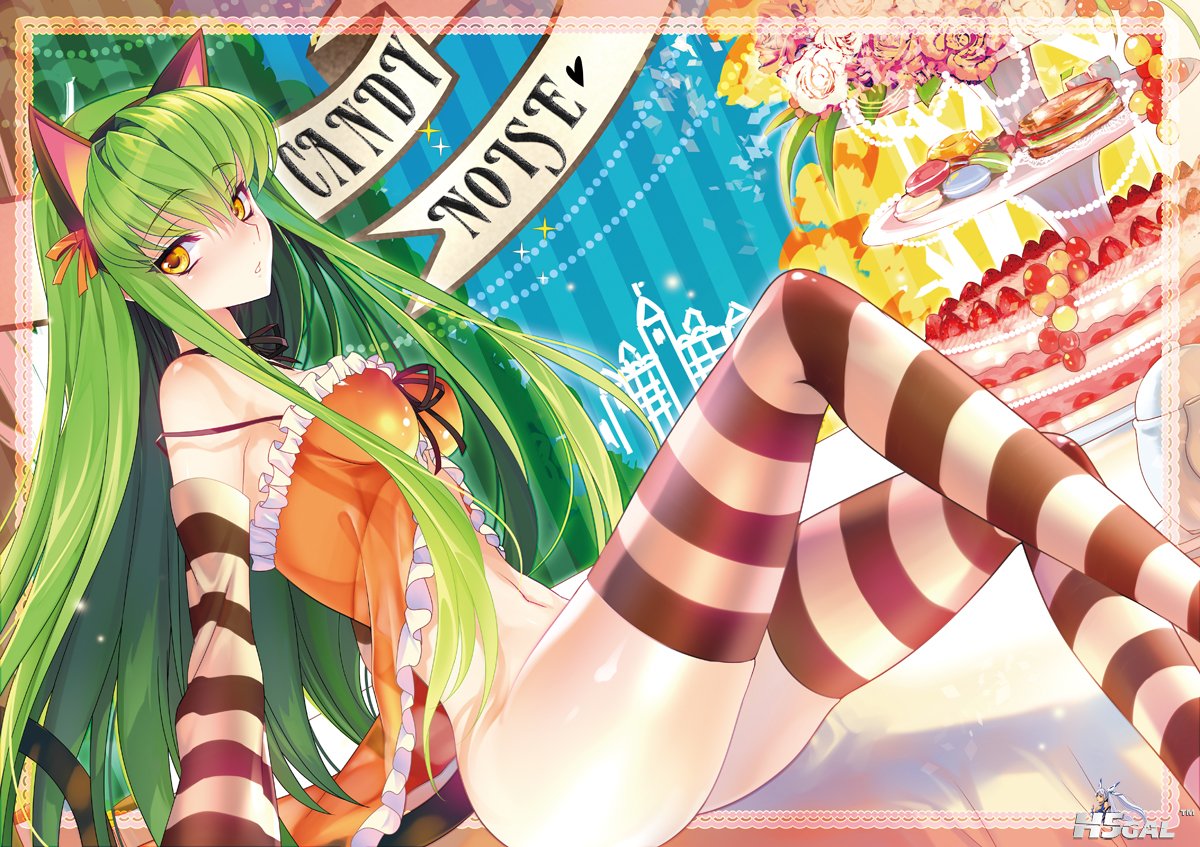 Konachan_com - 140220 animal_ears catgirl cc code_geass green_hair long_hair nop.jpg