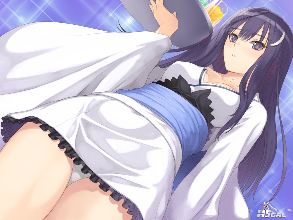 konachan 138906 fault game_cg kamiwazumi_maya long_hair panties purple_hair skir.jpg