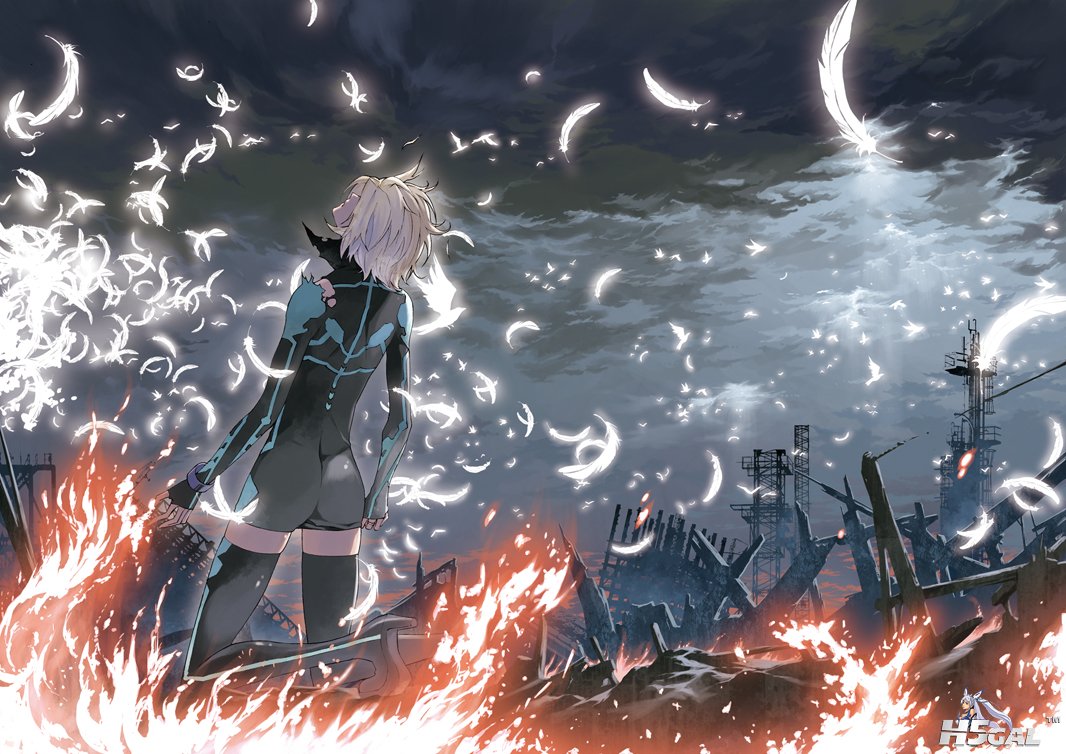 Konachan_com - 140615 feathers fire justminor tagme.jpg