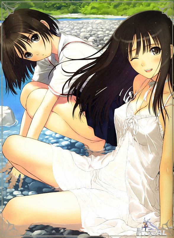 yande 128825 dress erect_nipples see_through seifuku summer_dress tony_taka wet_.jpg