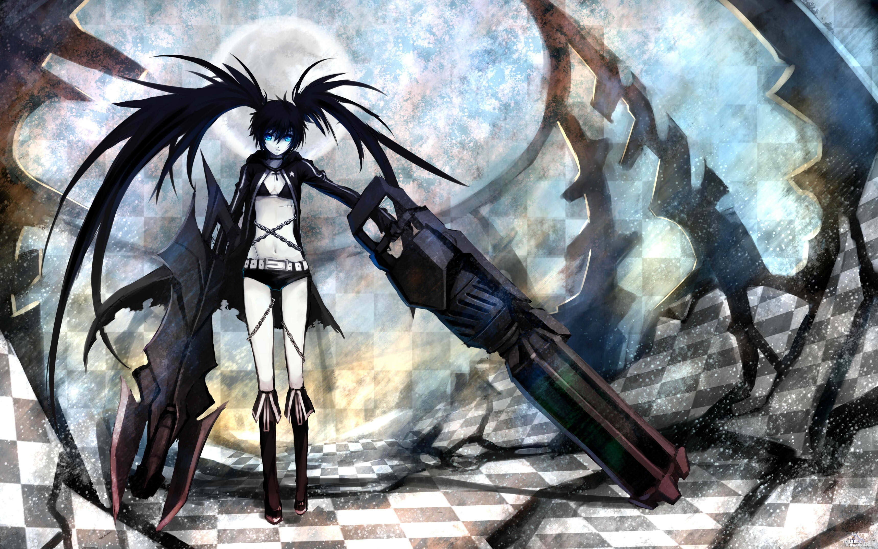 _com - 142480 bikini_top black_hair black_rock_shooter blue_eyes chain gun kbk12.jpg