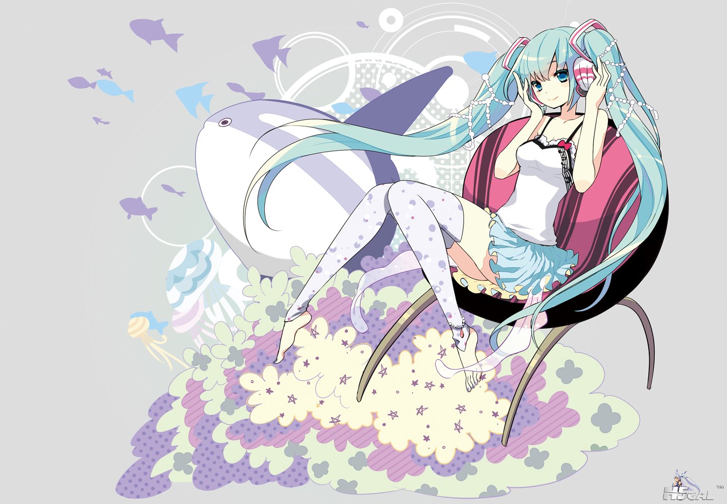 Konachan_com - 143635 barefoot gin_(oyoyo) hatsune_miku thighhighs twintails vocaloid.jpg