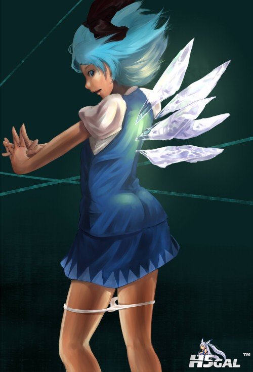 p825909_blue_eyes blue_hair cirno conabe dress hair_ribbon ice interlocked_finge.jpg