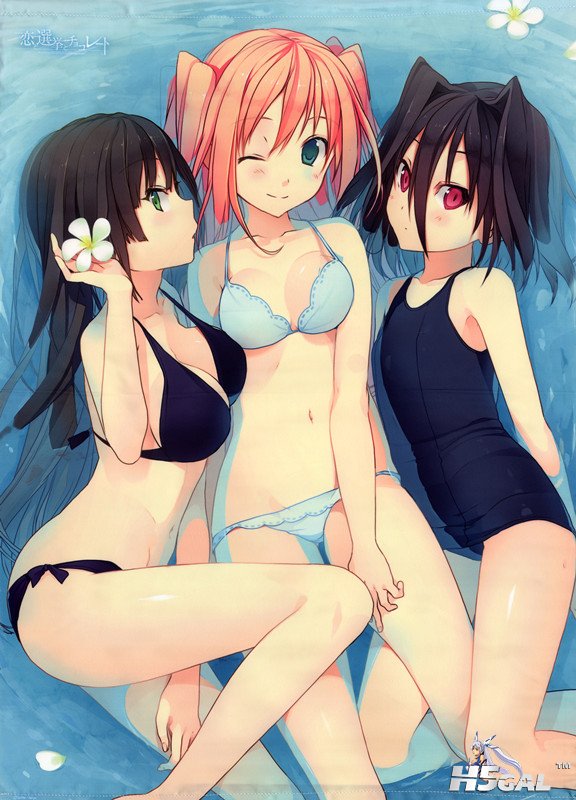 yande 229546 akinashi_yuu bikini cleavage fixme koi_to_senkyo_to_chocolate moris.jpg